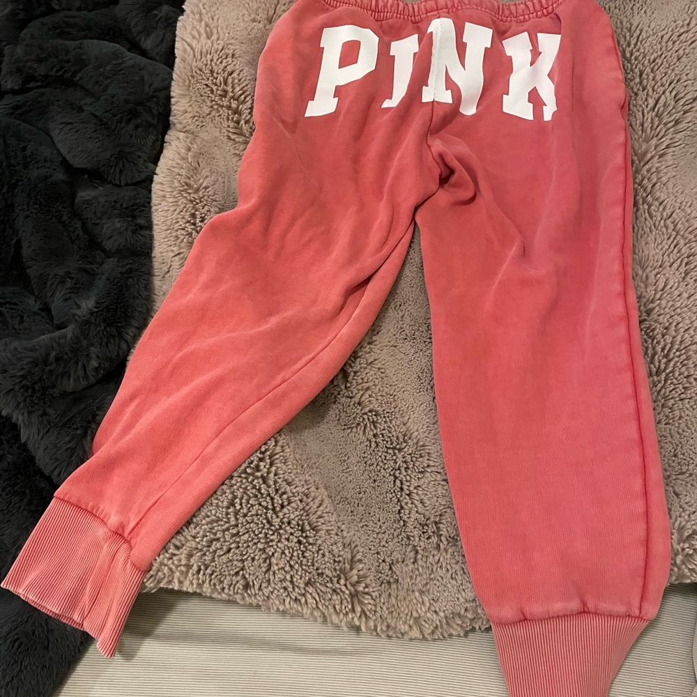 PINK coral joggers